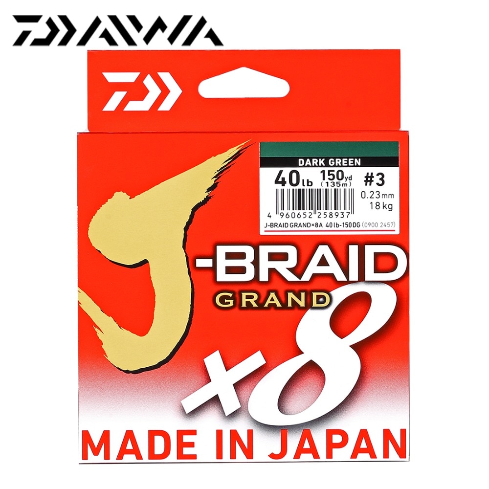 いつでもポイント10倍 Daiwa JBGD8U150-2500IB J-Braid Grand 8X バルクスプール 2500ヤード 150ポンド  テスト釣り糸。 通販